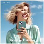 Guardify Siliconen Softcase Backcover iPhone 15 Groen - 2