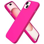 Guardify Siliconen Softcase Backcover iPhone 15 Plus Fuchsia
