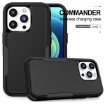 Guardify Rugged Armor Backcover iPhone 15 Pro Zwart - 5