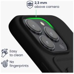 Guardify Softcase Backcover met Pasjeshouder iPhone 15 Pro Zwart - 2