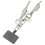 Fairplay 120cm Universeel Telefoonkoord Flavia Zilver - Afbeelding 4