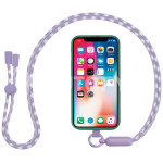 Fairplay 120cm Universeel Telefoonkoord Flora Paars Wit