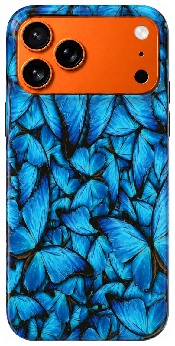Just-in-Case iPhone 17 Pro Vlinder TPU Magsafe Hoesje Just-in-Case TPU Magsafe Backcover iPhone 17 Pro Vlinder - Afbeelding 1